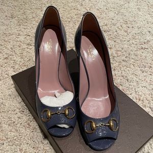 Gucci Veronica microguccissima uniform blue